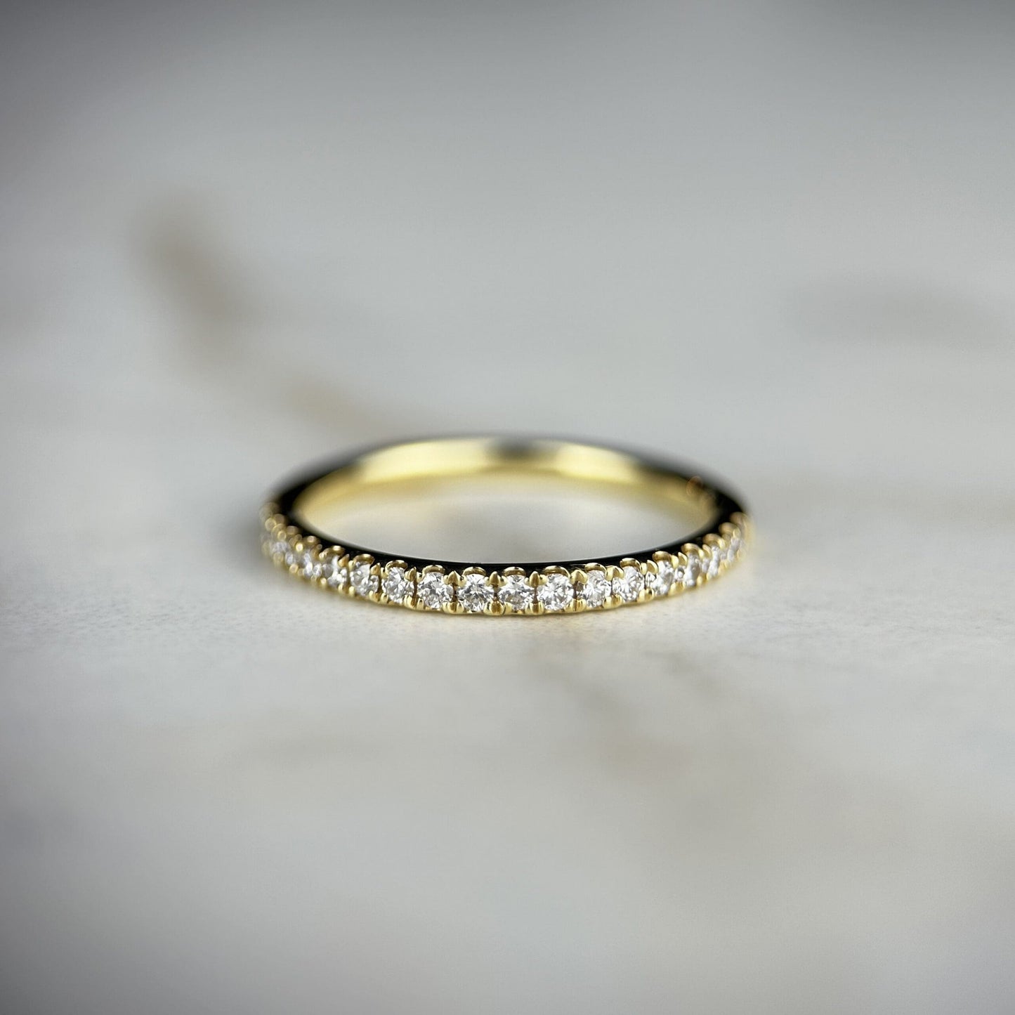 0.25 TCW Round Lab Grown Diamond Full Eternity Wedding Band