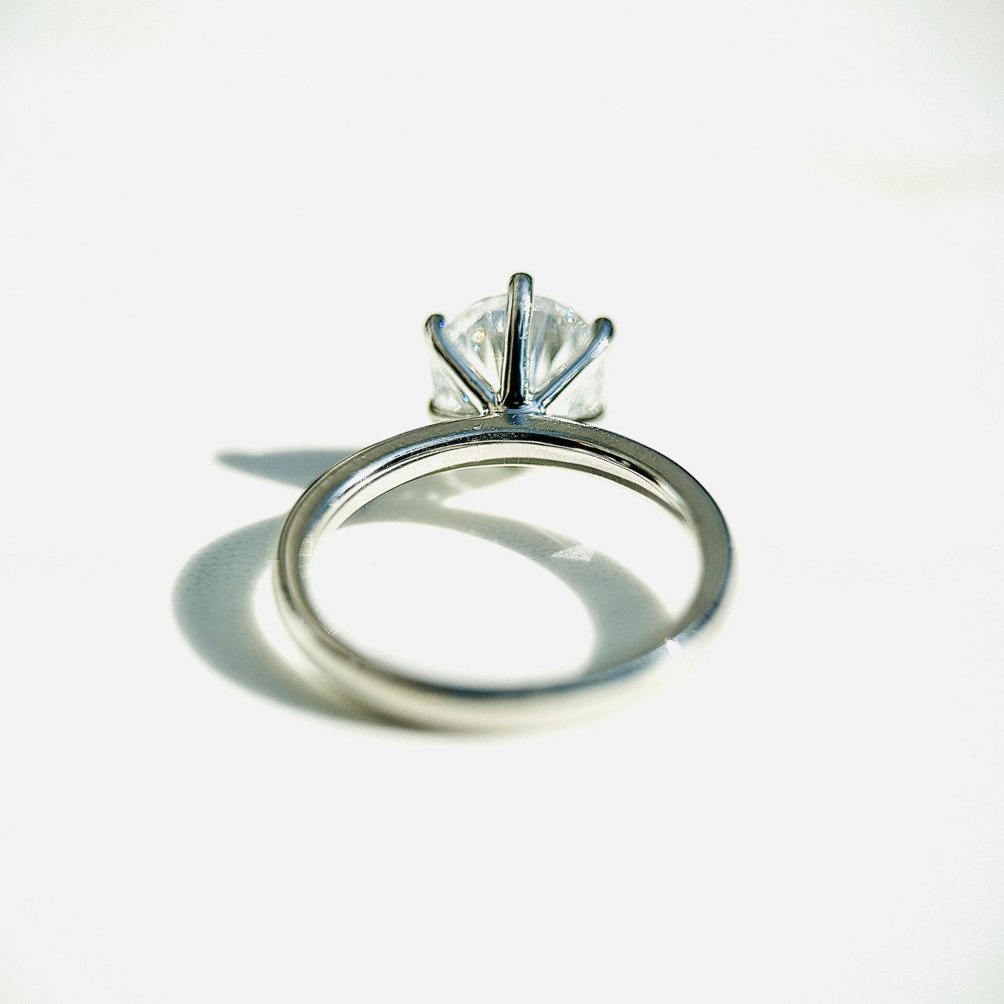2.0 CT Round E/VS1 CVD Diamond Solitaire Engagement Ring