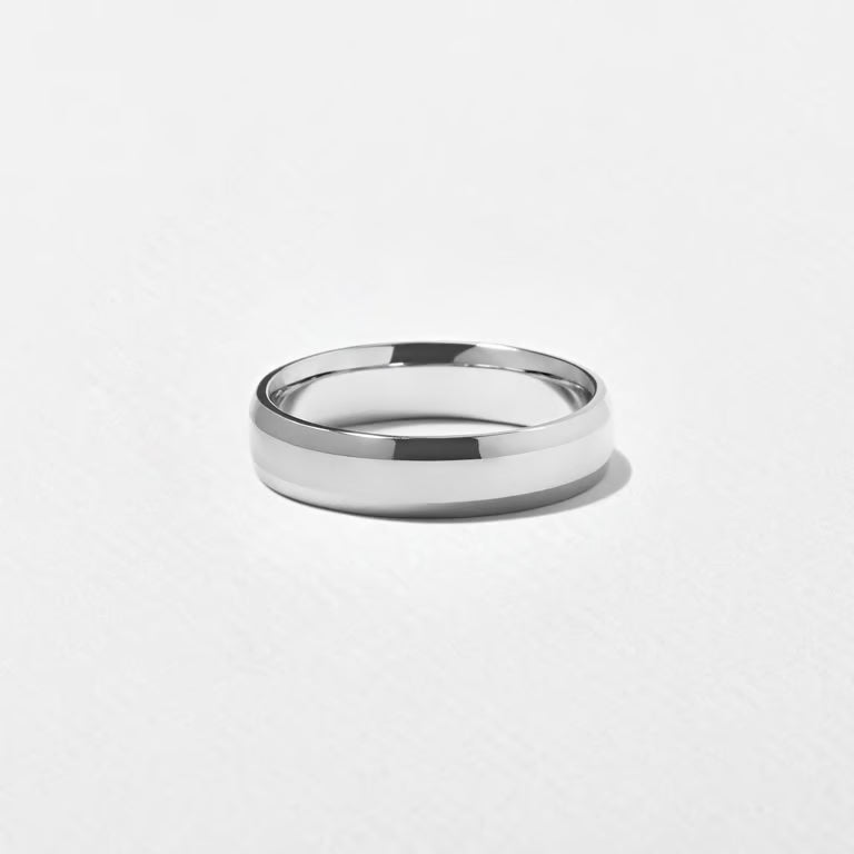 Griffin- Domed Men's Wedding Band