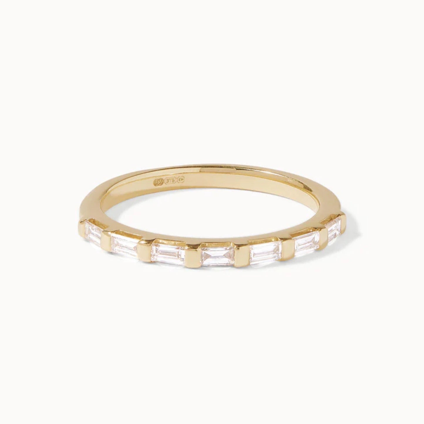 0.45 TCW East West Baguette Diamond Wedding Band
