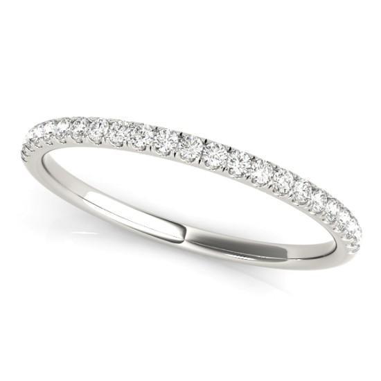 Full Etenity Wedding Band with 0.50 TCW Round Cut Moissanite