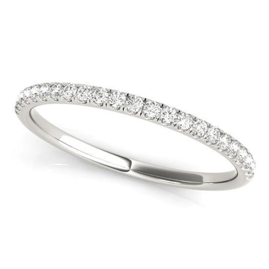 Full Etenity Wedding Band with 0.50 TCW Round Cut Moissanite