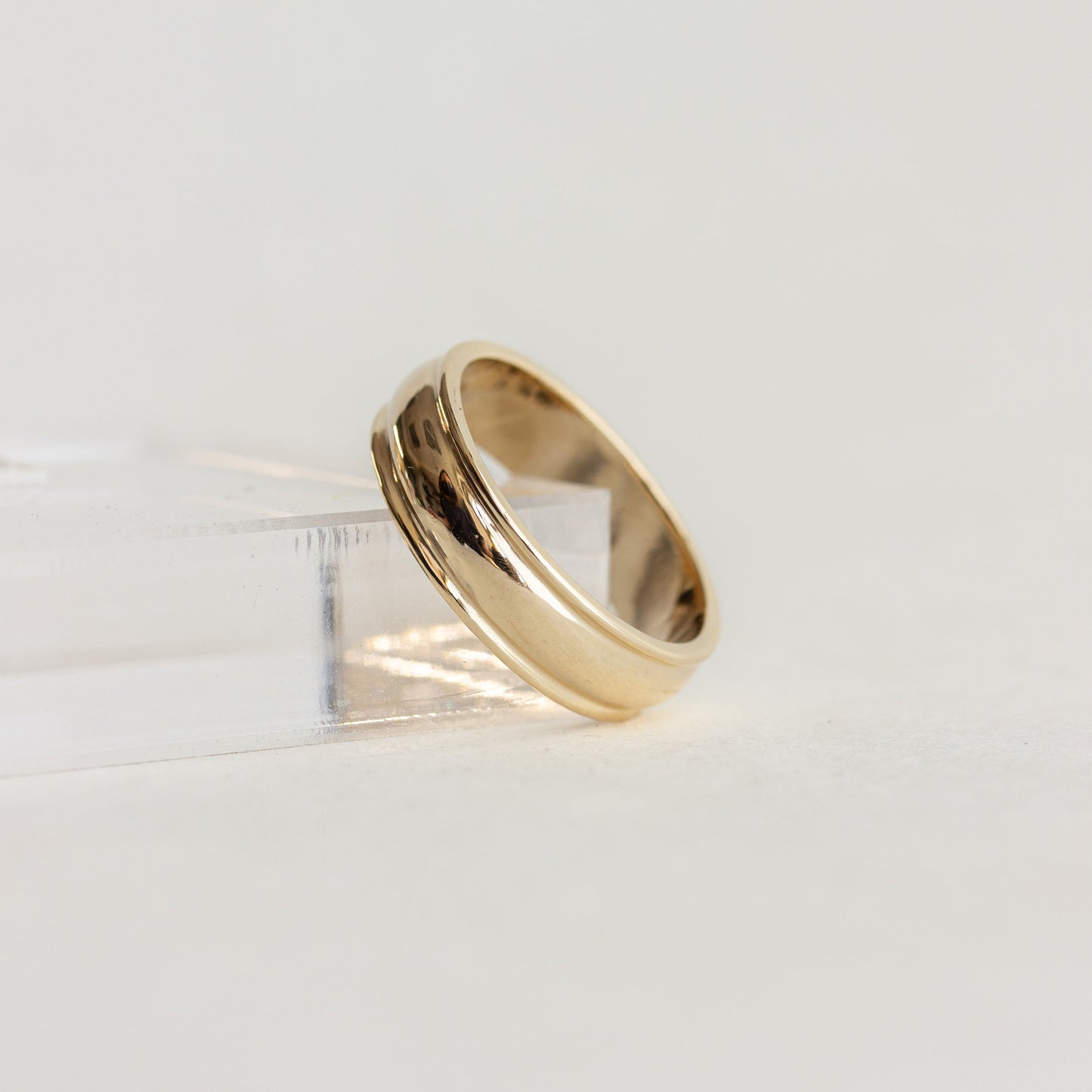 Dome Style Stackable Wedding Band
