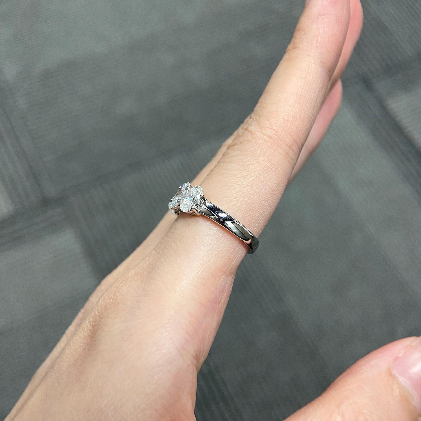 3.6 TCW Oval Eternity Lab Grown Diamond Wedding Band