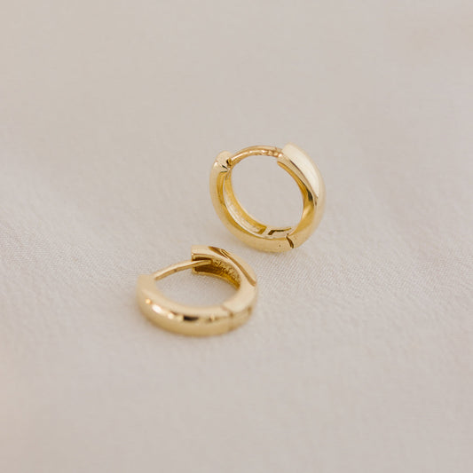 Round Small Hoop Earrings