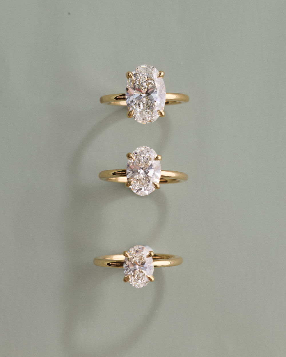 Aurelia- Oval Solitaire Style Lab Grown Diamond Engagement Ring