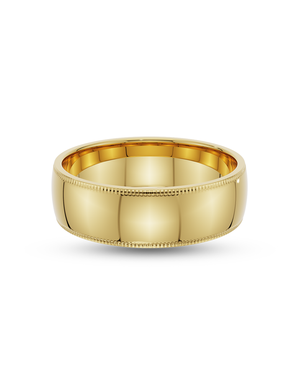 Roland- Milgrain Edge Men's Wedding Band