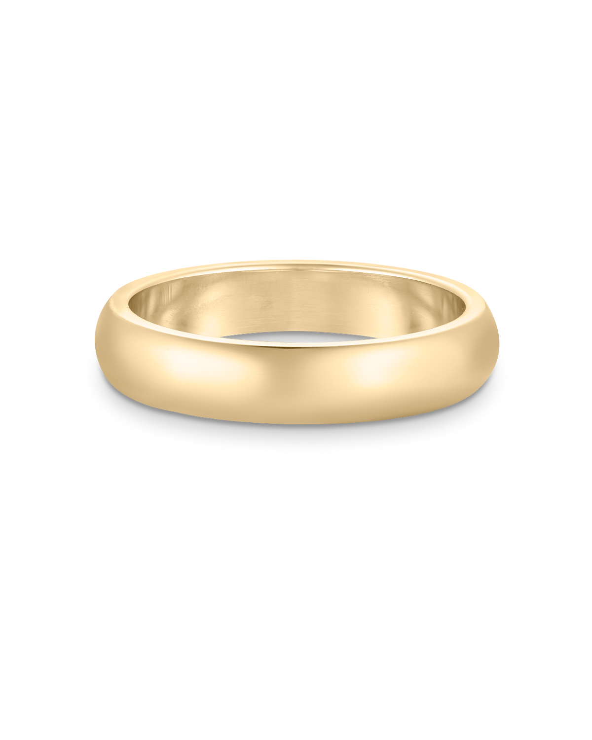 Rosa- Plain Dome Wedding Band