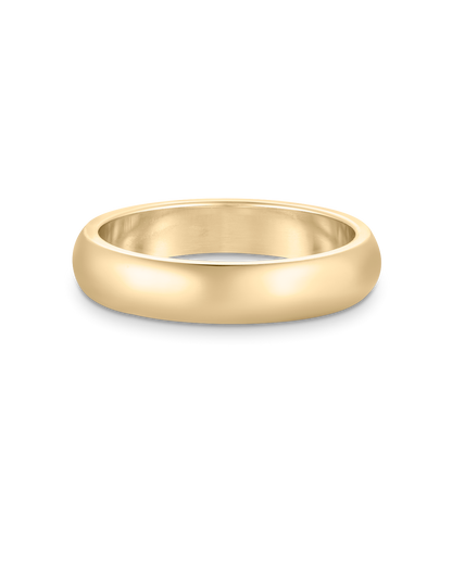 Rosa- Plain Dome Wedding Band