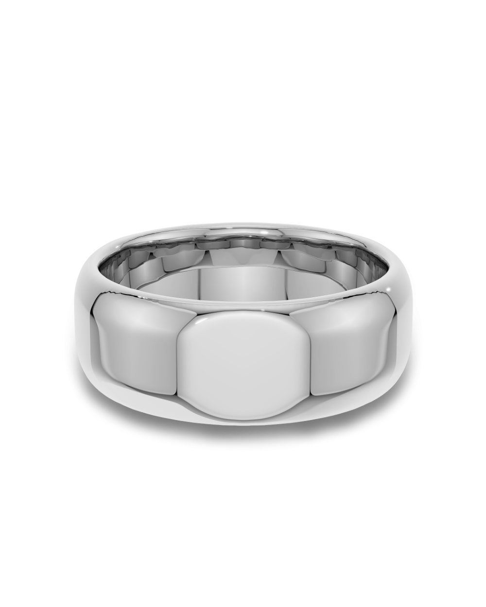 Soren- Soft Bevelled Edge Men's Wedding Band