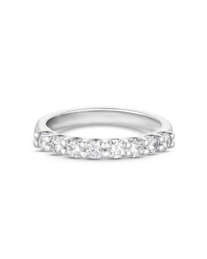 Willa- Round 8 Stones Lab Grown Diamond Wedding Band