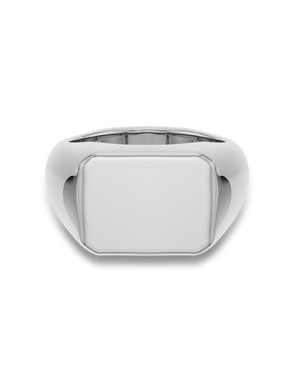 Atlas- Bolt Signet Men's Wedding Band