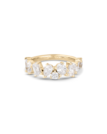 Opal- Multi Shape Lab Grown Diamond Wedding Band