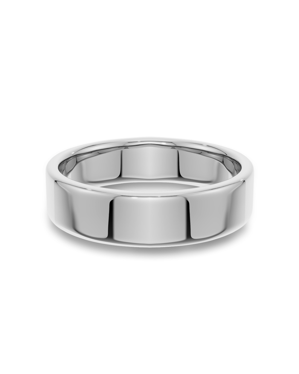 Vance- Classic Plain Men's Wedding Band
