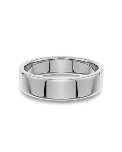 Vance- Classic Plain Men's Wedding Band