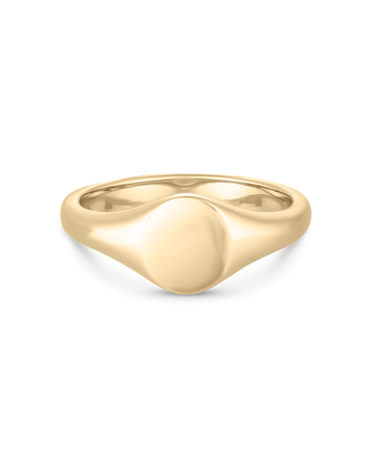 Posie- Oval Style Signet Pinky Ring