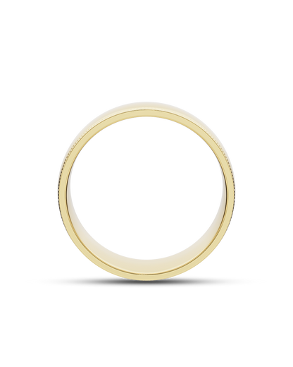 Roland- Milgrain Edge Men's Wedding Band