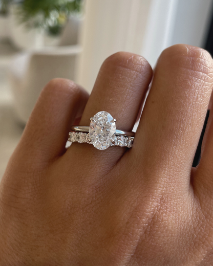 Willa- Round 8 Stones Lab Grown Diamond Wedding Band