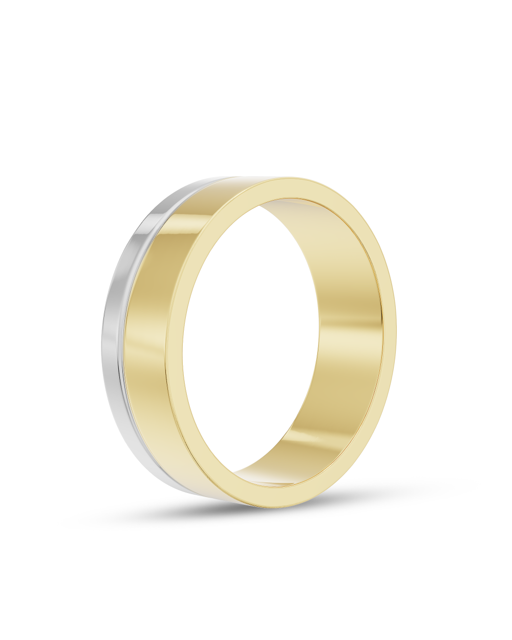 Cassian- Flat Profile Men's Wedding Band