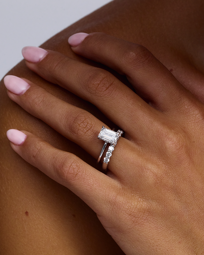 Willa- Round 8 Stones Lab Grown Diamond Wedding Band