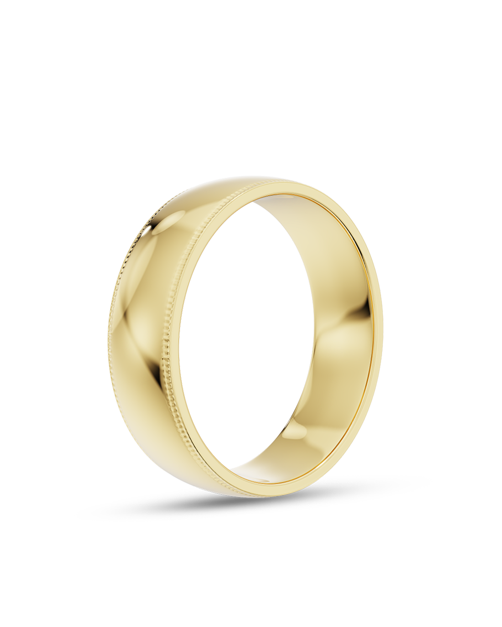 Roland- Milgrain Edge Men's Wedding Band