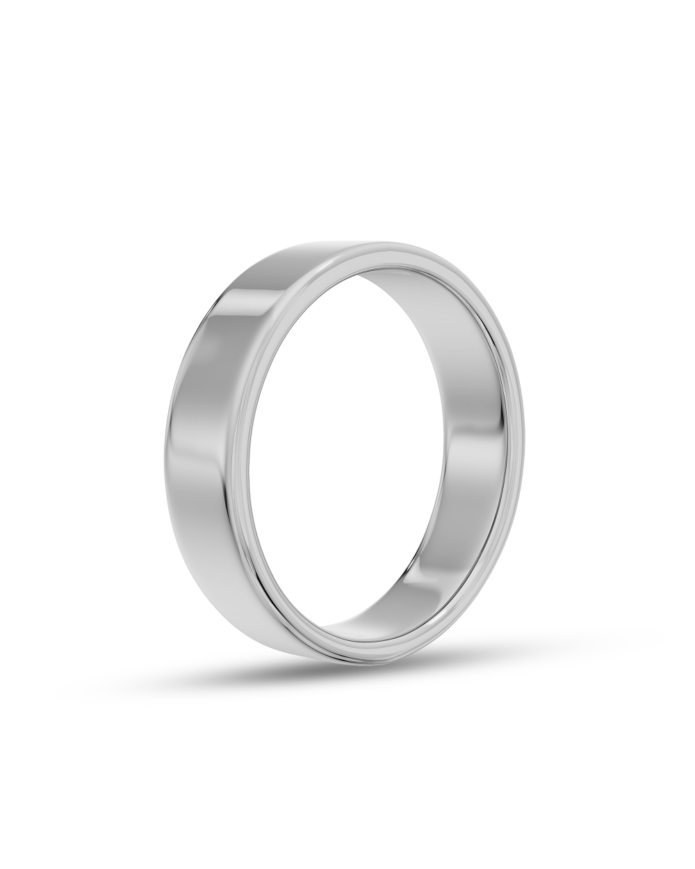 Vance- Classic Plain Men's Wedding Band