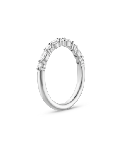 Alma- Marquise & Round Alternative Lab Grown Diamond Wedding Band