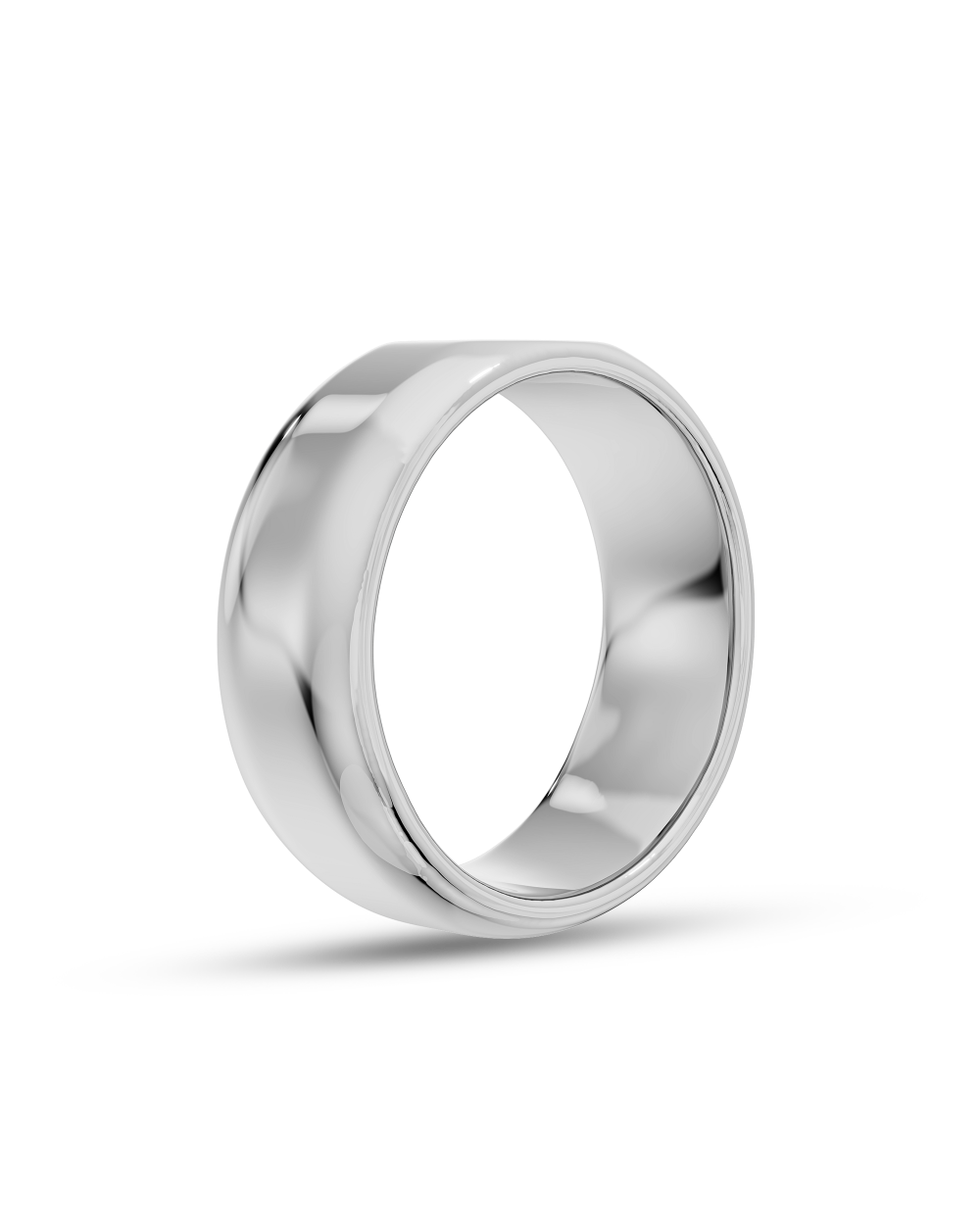 Soren- Soft Bevelled Edge Men's Wedding Band