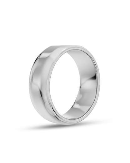 Soren- Soft Bevelled Edge Men's Wedding Band