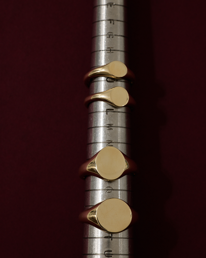 Posie- Oval Style Signet Pinky Ring