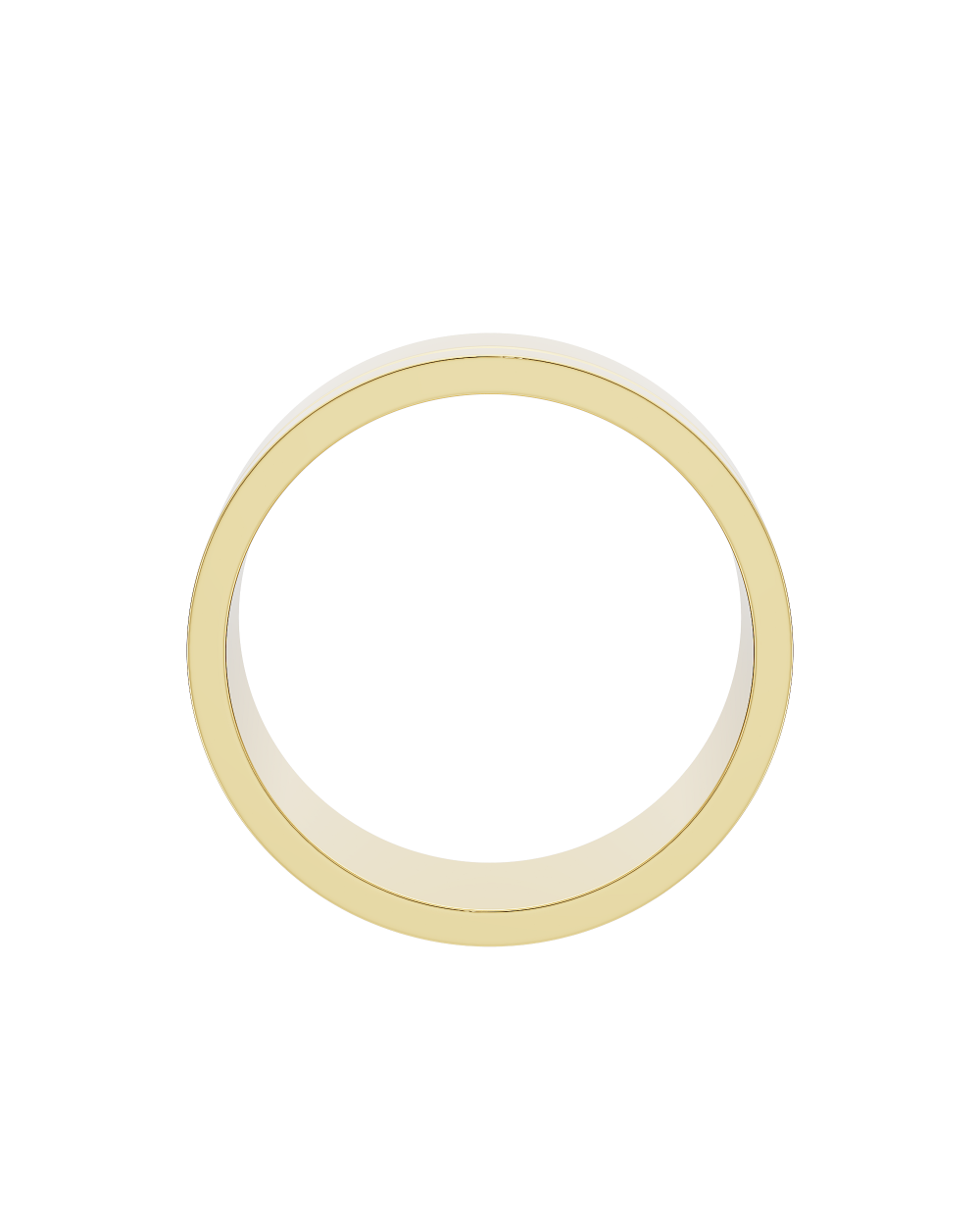 Cassian- Flat Profile Men's Wedding Band