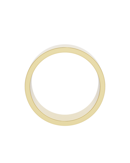 Cassian- Flat Profile Men's Wedding Band
