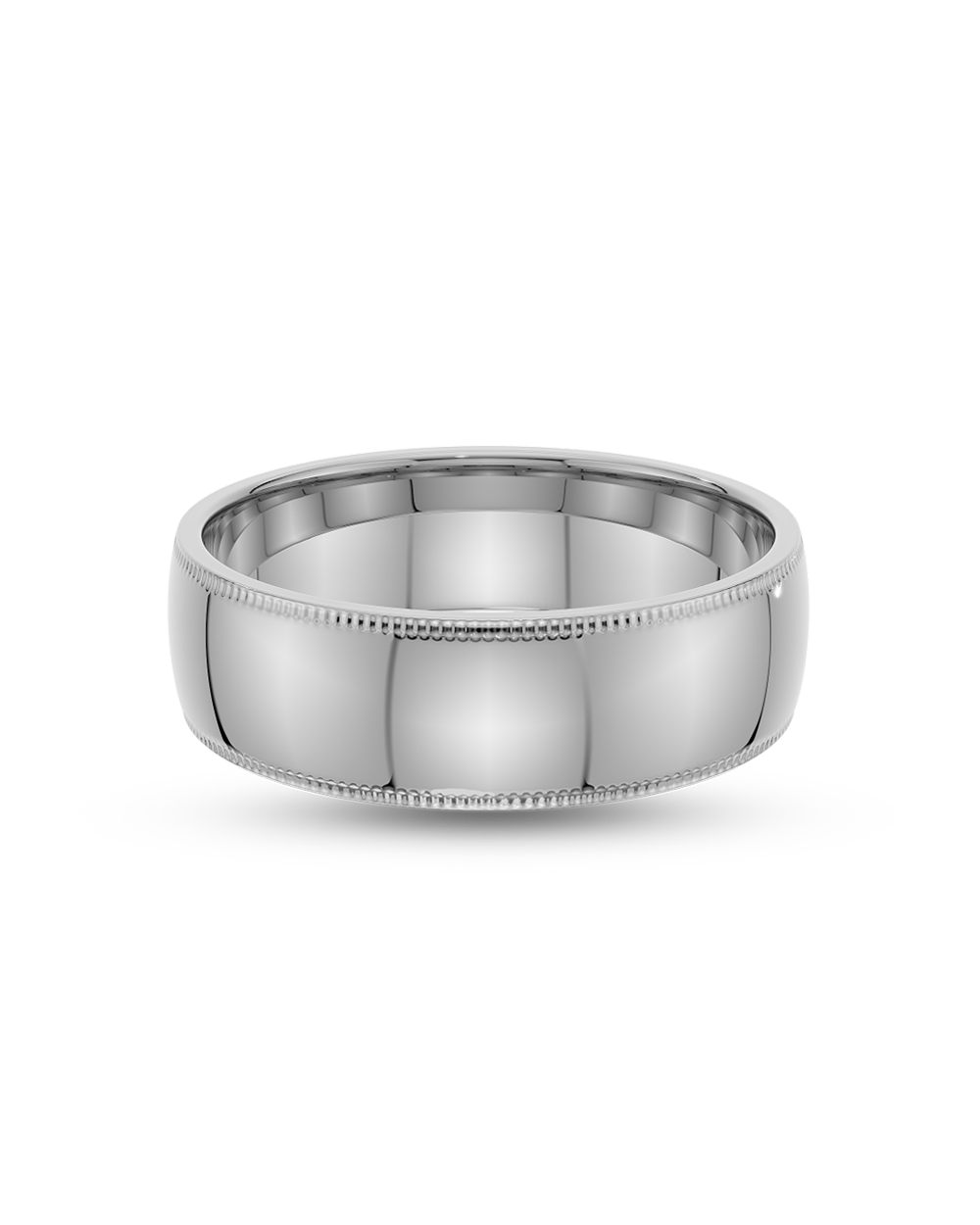 Roland- Milgrain Edge Men's Wedding Band