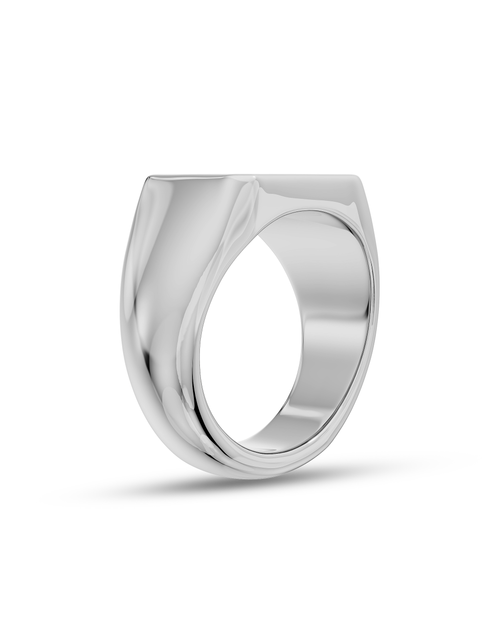Atlas- Bolt Signet Men's Wedding Band