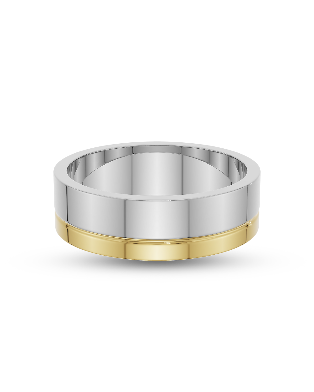 Cassian- Flat Profile Men's Wedding Band