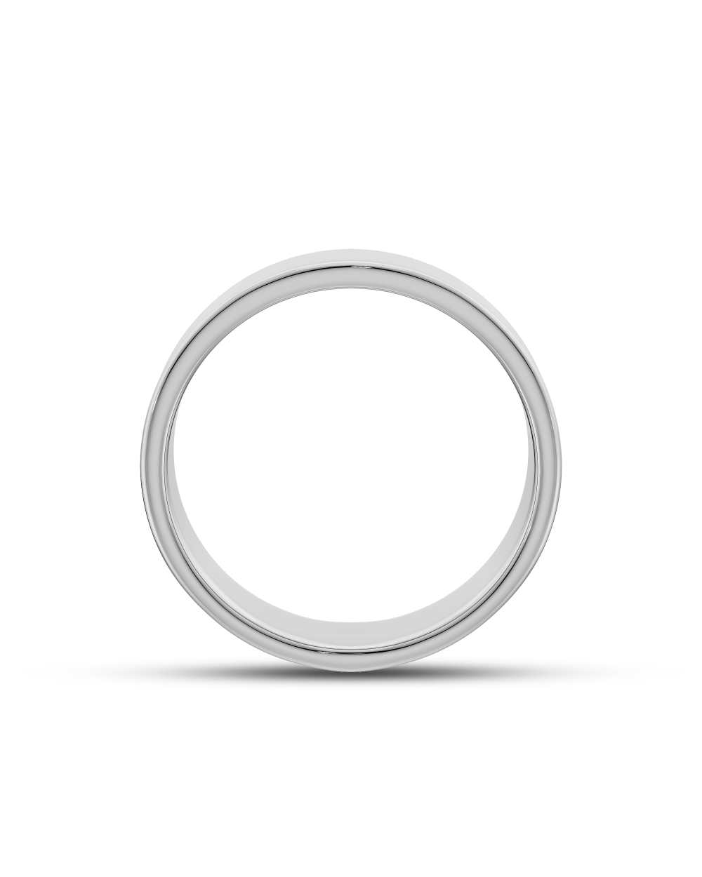 Vance- Classic Plain Men's Wedding Band