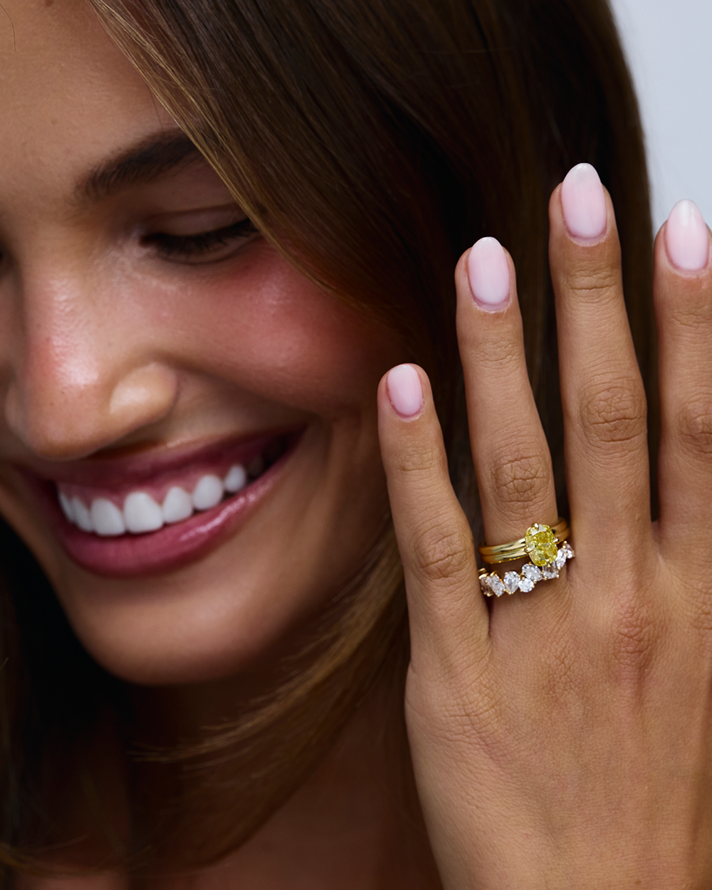 Opal- Multi Shape Lab Grown Diamond Wedding Band