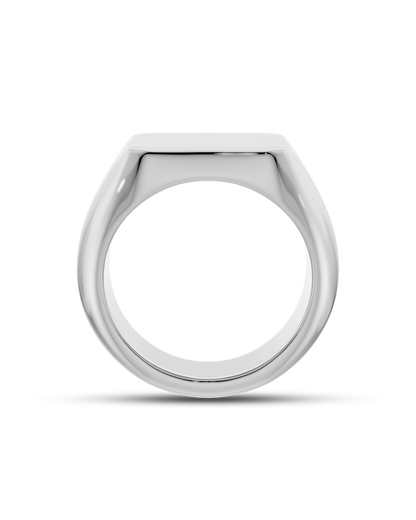 Atlas- Bolt Signet Men's Wedding Band
