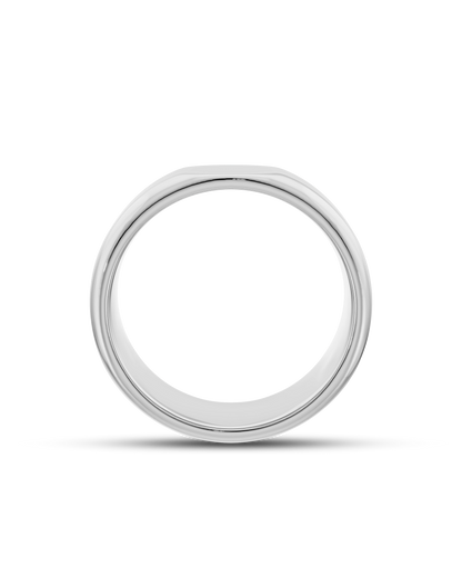 Soren- Soft Bevelled Edge Men's Wedding Band