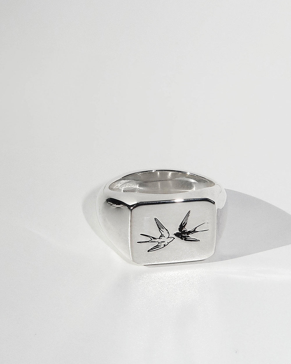 Atlas- Bolt Signet Men's Wedding Band