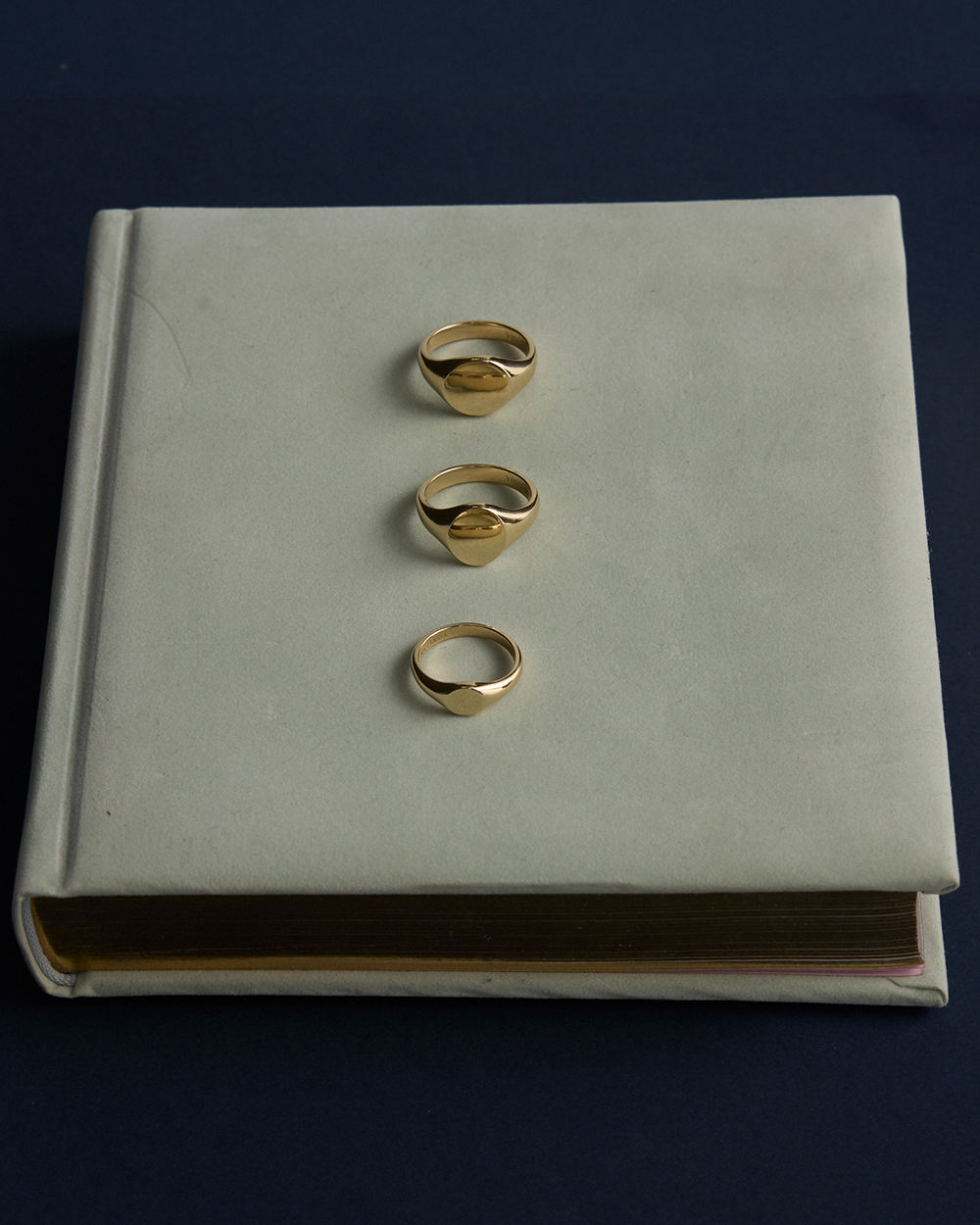 Posie- Oval Style Signet Pinky Ring