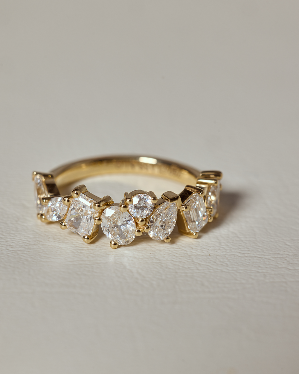 Opal- Multi Shape Lab Grown Diamond Wedding Band