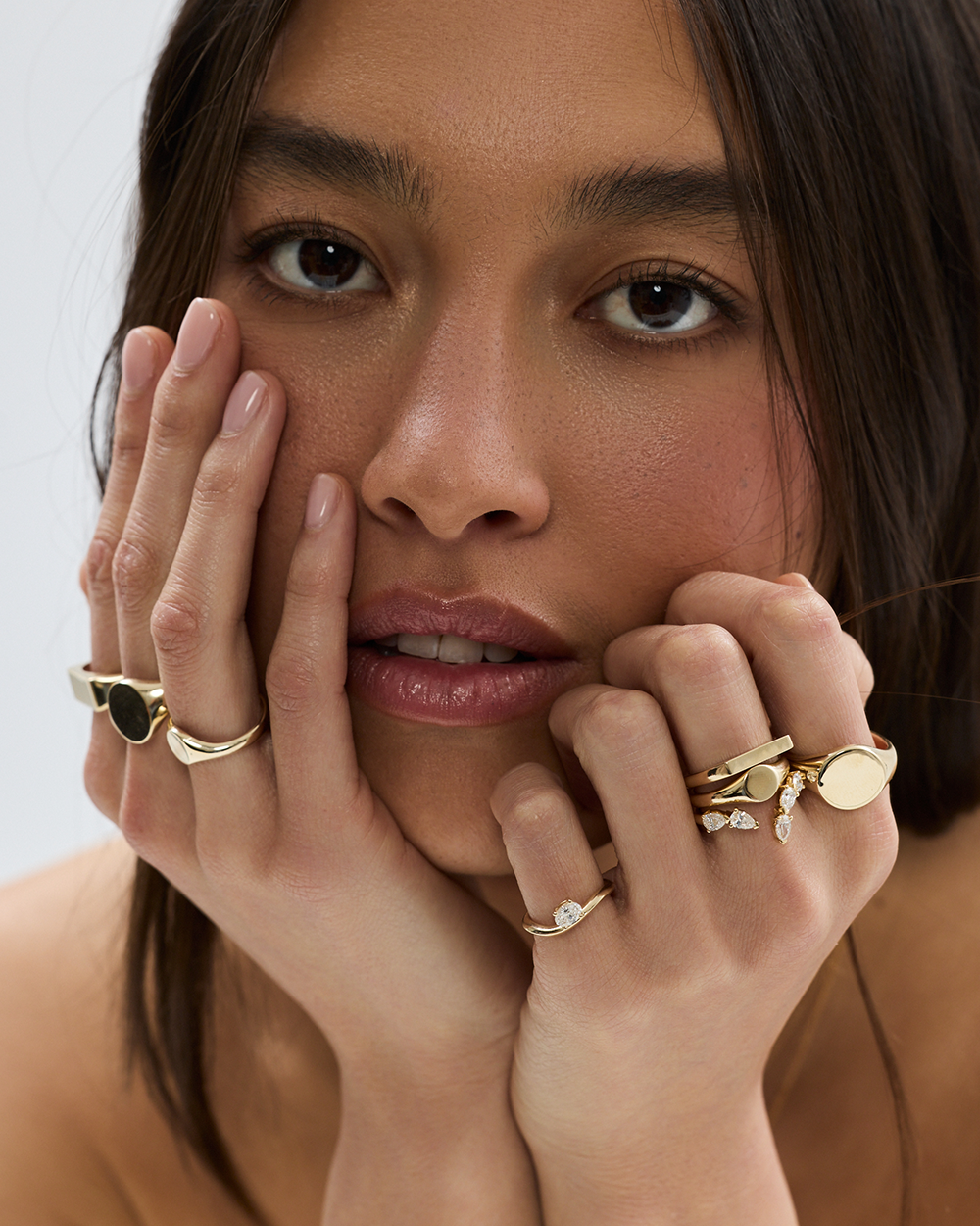 Posie- Oval Style Signet Pinky Ring