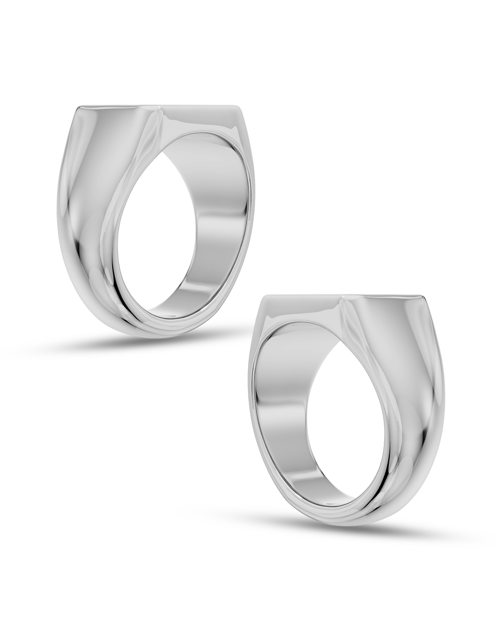 Atlas- Bolt Signet Men's Wedding Band