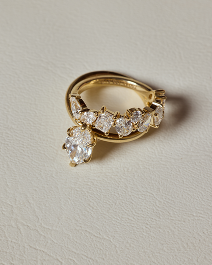 Opal- Multi Shape Lab Grown Diamond Wedding Band