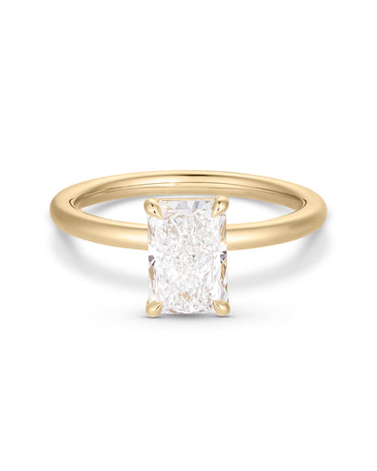 Adrienne- Radiant Solitaire Style Lab Grown Diamond Engagement Ring