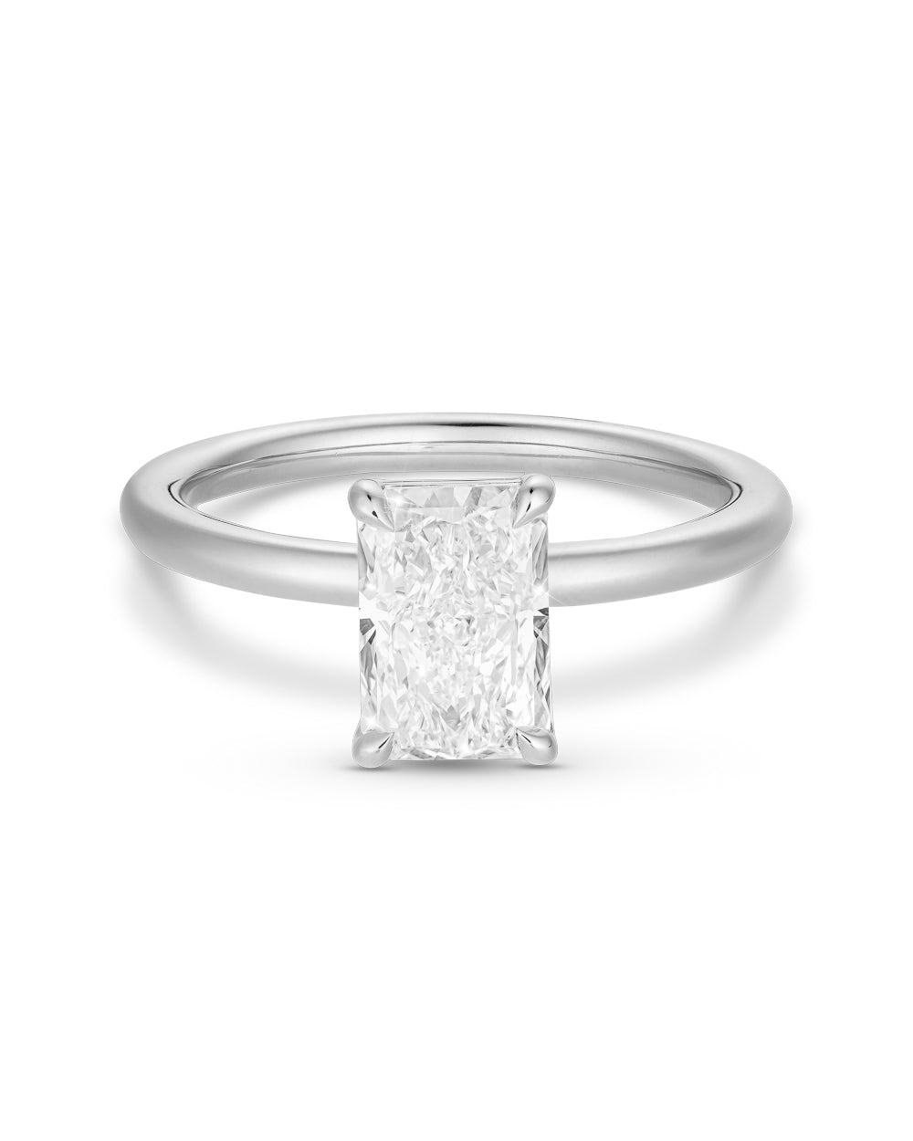 Adrienne- Radiant Solitaire Style Lab Grown Diamond Engagement Ring