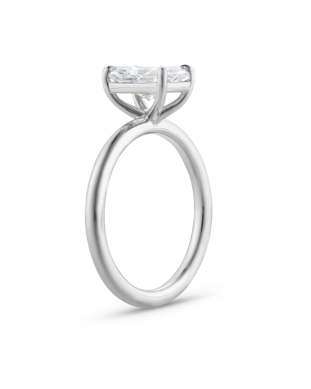 Adrienne- Radiant Solitaire Style Lab Grown Diamond Engagement Ring