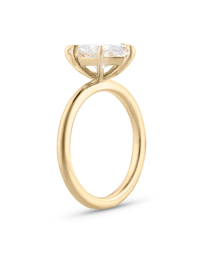 Madeleine- Marquise Solitaire Style Lab Grown Diamond Engagement Ring
