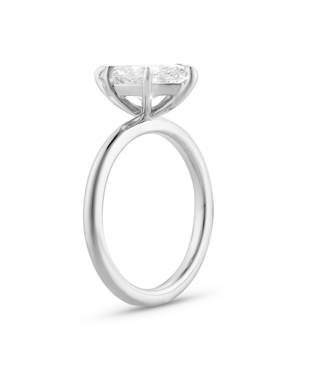 Madeleine- Marquise Solitaire Style Lab Grown Diamond Engagement Ring